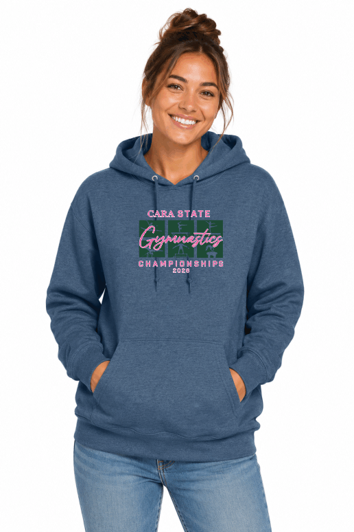 Official 2026 CARA State Gymnastics Championship Hoodies | Basic Style