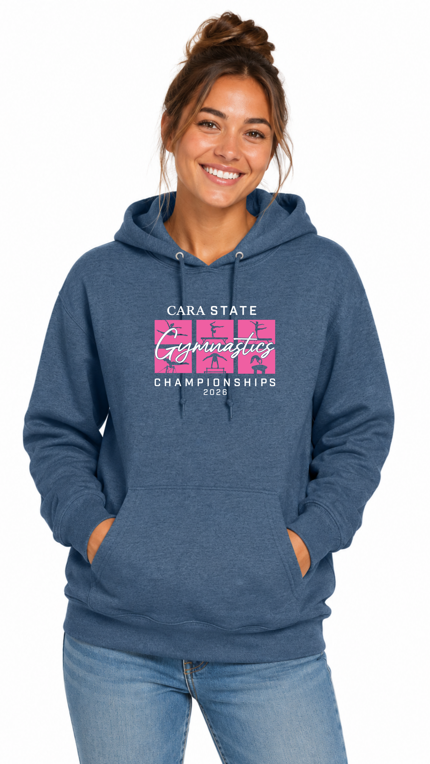 Official 2026 CARA State Gymnastics Championship Hoodies | Basic Style