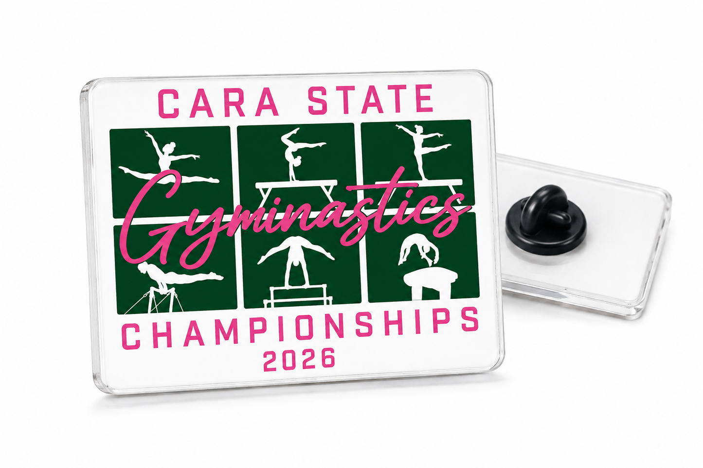 2026 CARA State Championships Premium Acrylic Pin