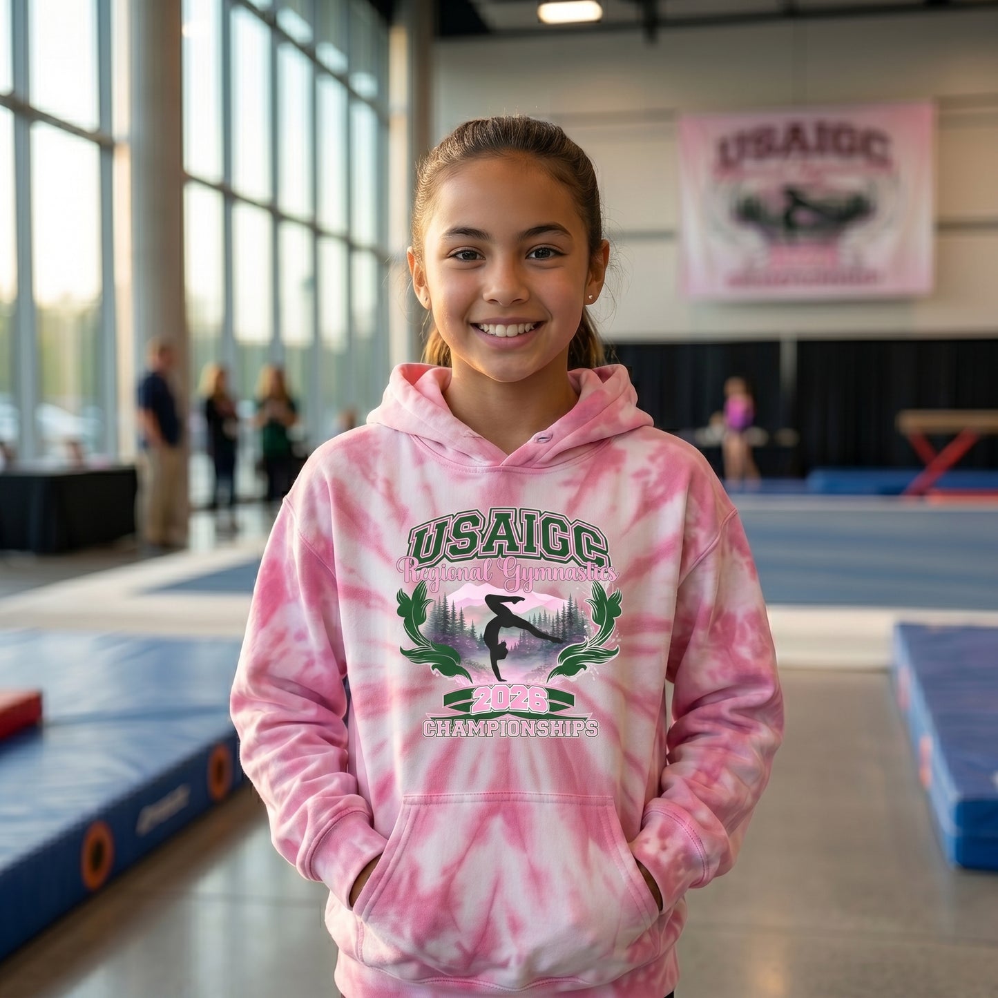2026 USAICG Regional Event TieDye Hoodie – Limited Keepsake Edition
